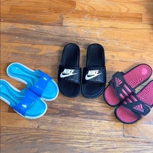 Women’s size 8 slides. Barely worn